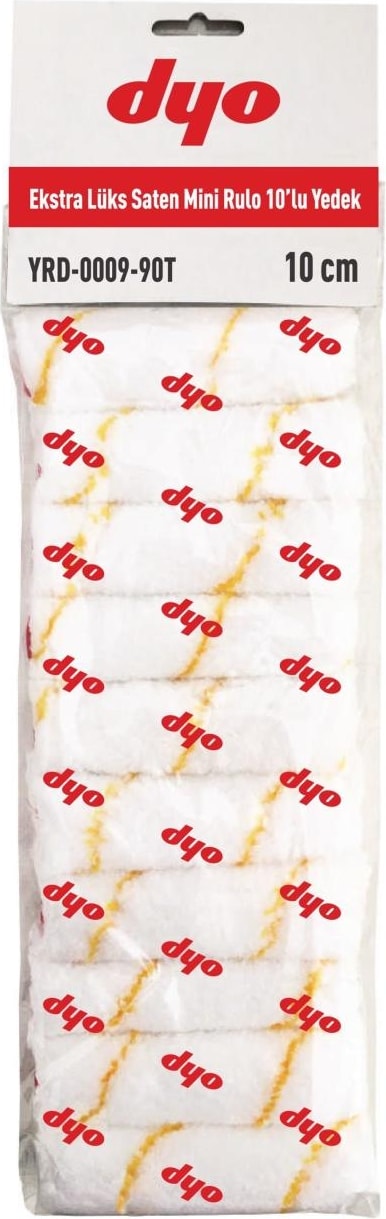 DYO Extra Lüks Saten Mini Rulo 10 cm (10'lu Yedek)