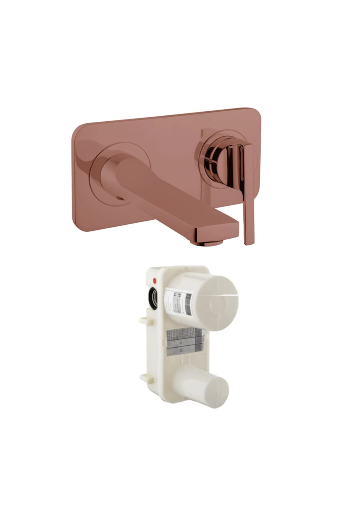 Suit L A4248626 Ankastre Lavabo Bataryası Seti - Bakır