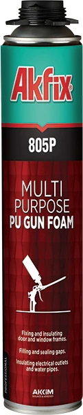 Akfix 805p Çok Amaçlı Profesyonel Pu Köpük Tabancalı 750 Ml