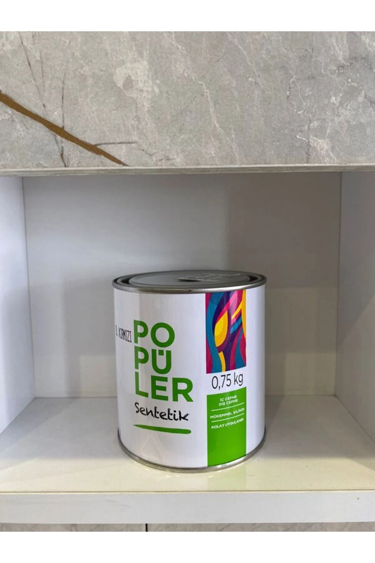 Popüler Sentetik Yağlı Boya 0,75 Kg