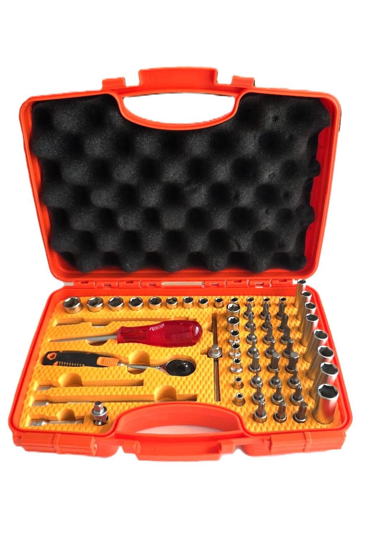 RİCO 60 Pc 1/4 Lokma Seti 60 Parça 1/4 Lokma Takımı