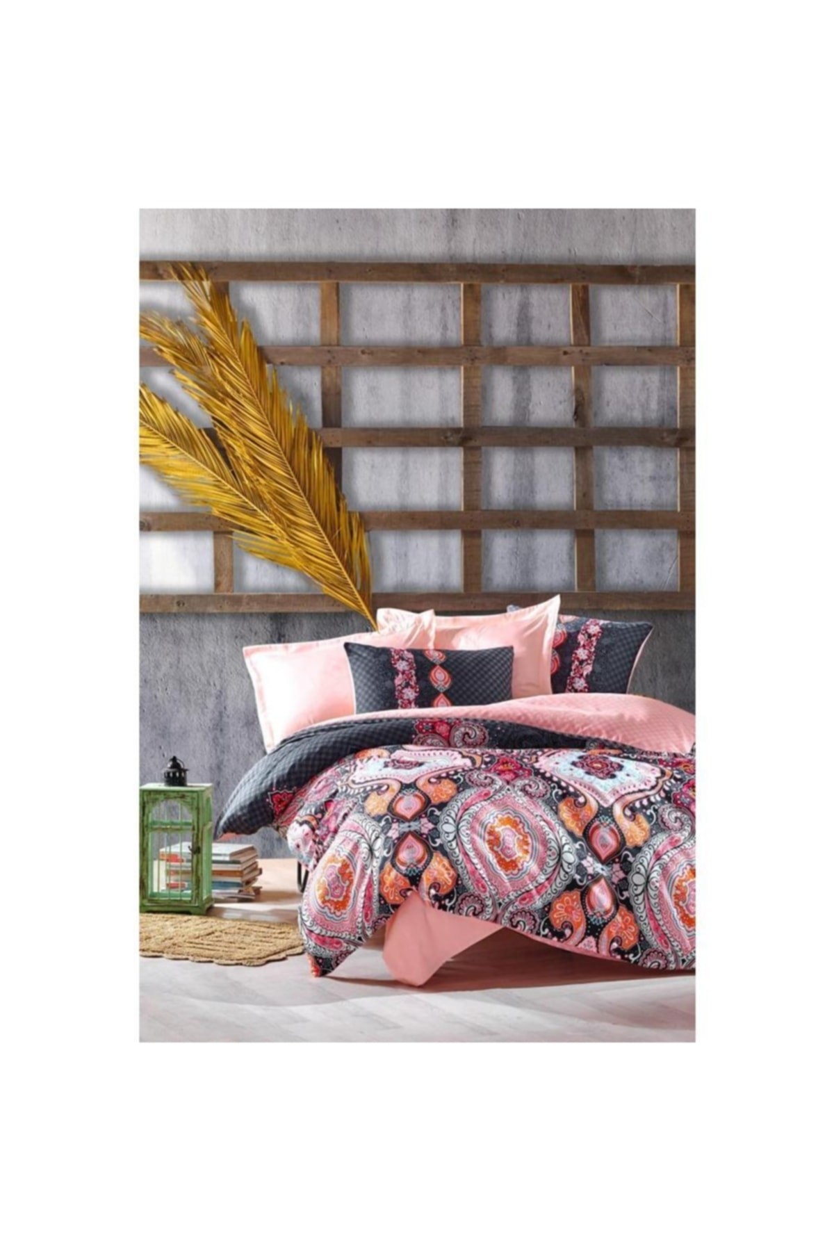 Satin Line Çift Kişilik Nevresim Takımı Luisa Pudra