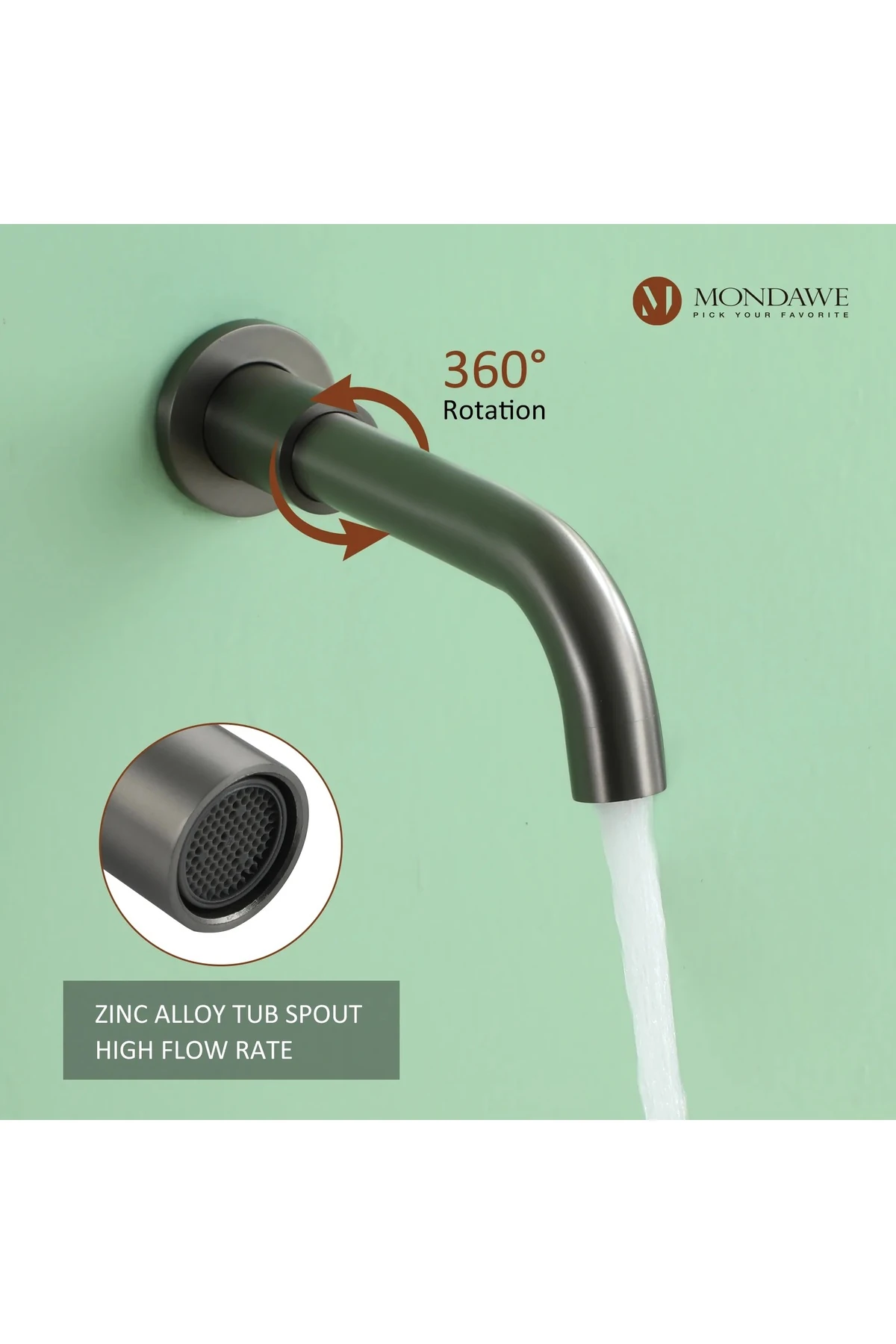 Banyo Bataryası ve Duş Seti Takım Ankastre 3 Yollu Model Antrasit Renk Sıva Altı Dahil 7 Yıl Garanti