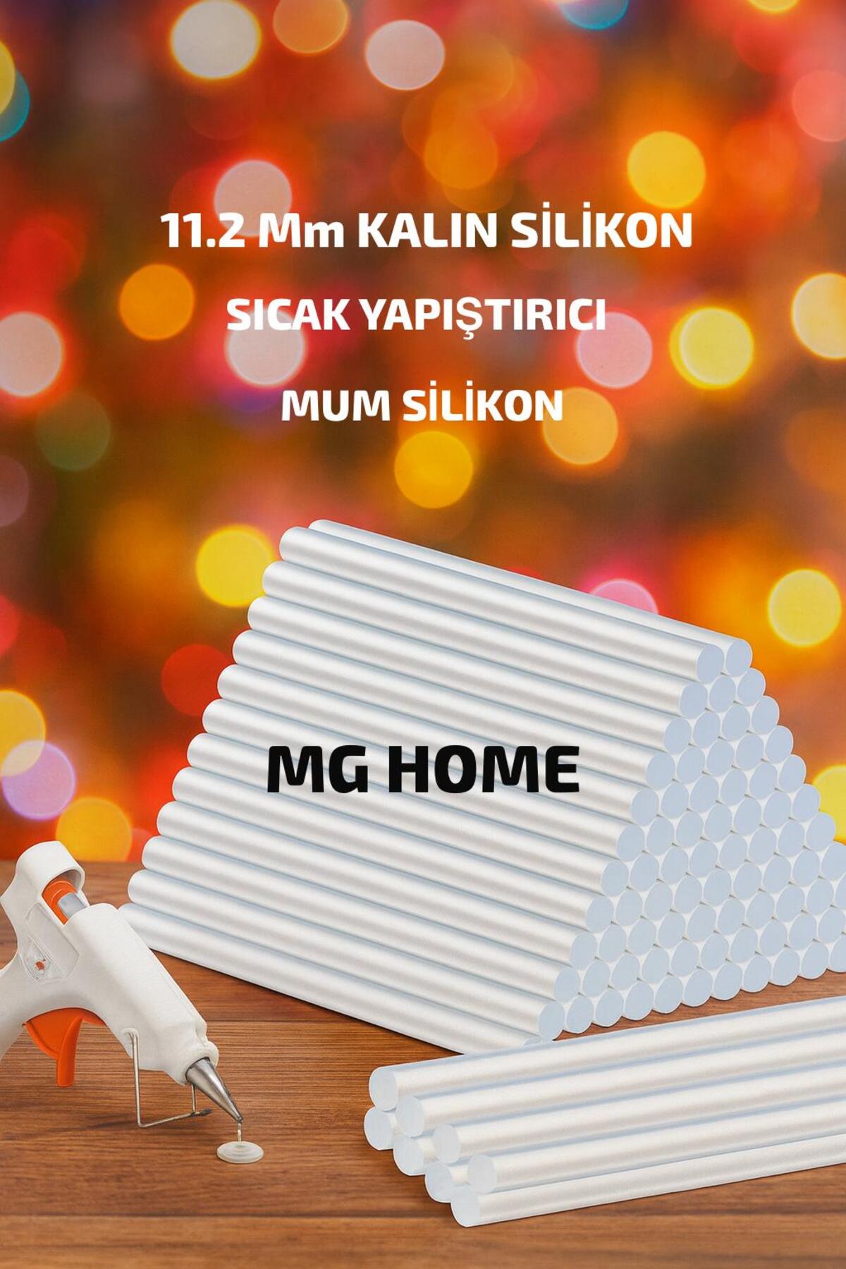 Mg Home Kalın Mum Silikon 1 Adet Sıcak Silikon Kaliteli Ürün
