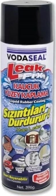 Leak Fix Kauçuk Izolasyon Spreyi 396 gr Siyah