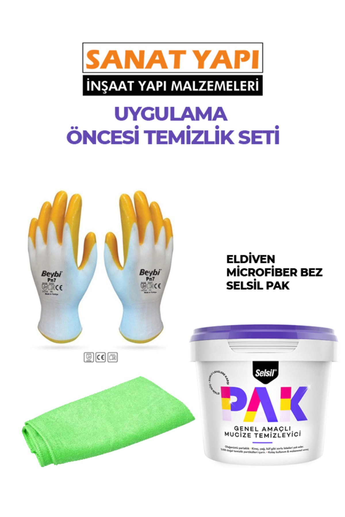 SELSİL Boya Öncesi Temizlik Seti