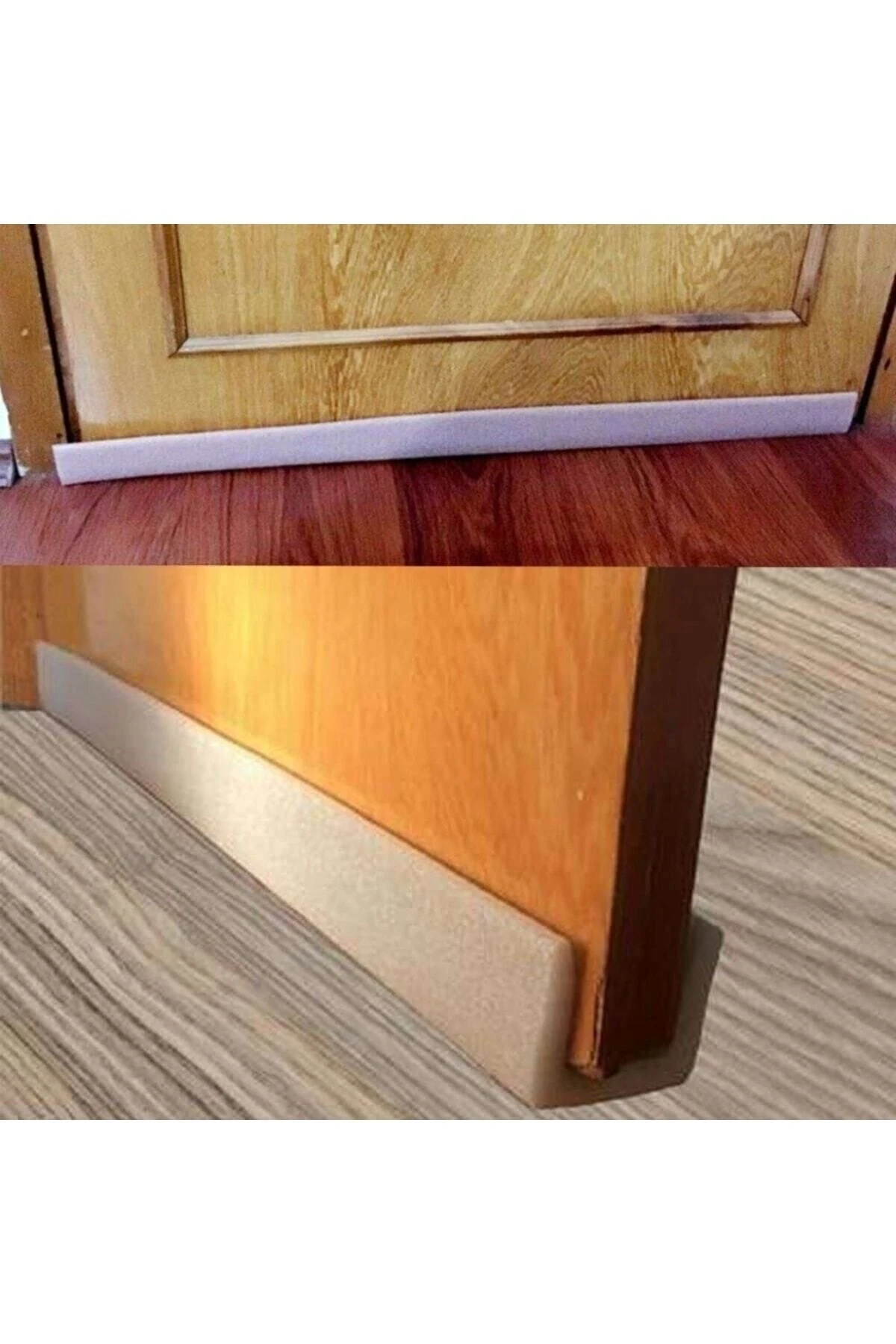 1 Adet Bej Geçmeli Kapı Altı Soğuk Hava Kesici Isı Yalıtım Izolasyon Süngeri