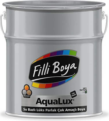 Aqualux Su Bazlı Parlak Cam-Seramik-Ahşap-Metal-Plastik Yüzeyler Için Sonkat Boya 0,75LT Beyaz