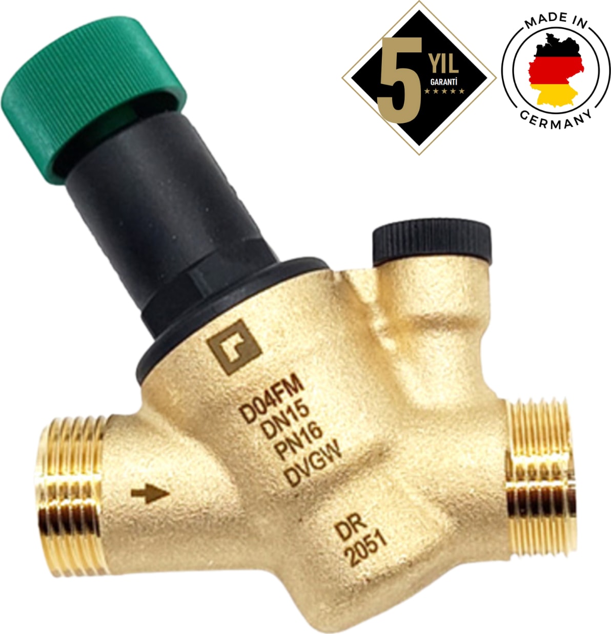 Braukmann 3/4" Su Basınç Düşürücü Vana D04FM-3/4A (Honeywell)