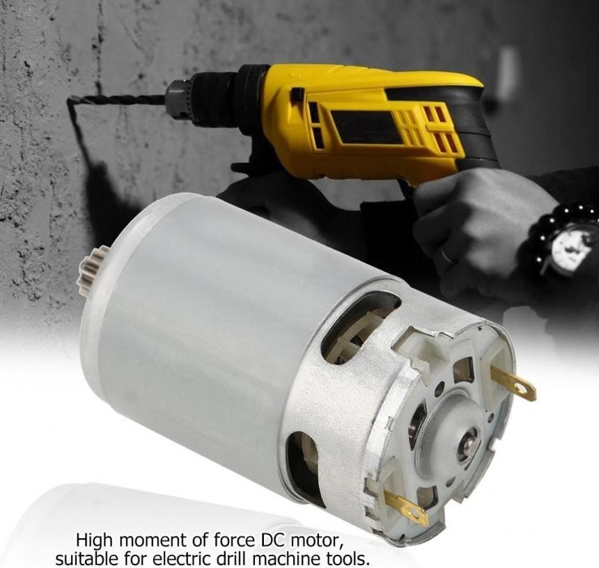 90W 12 Diş Dişli Dc Motor Endüstriyel Iki Hızlı Elektrikli Matkap Takım Tezgahı Aksesuarı Bosch Makıta Hıtach Drıll Için
