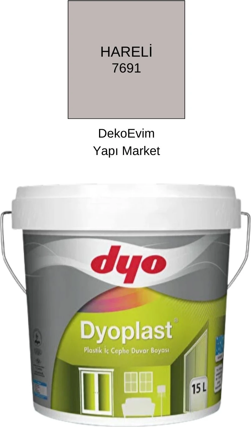 plast Plastik Iç Cephe Duvar B. Hareli 15 Lt.