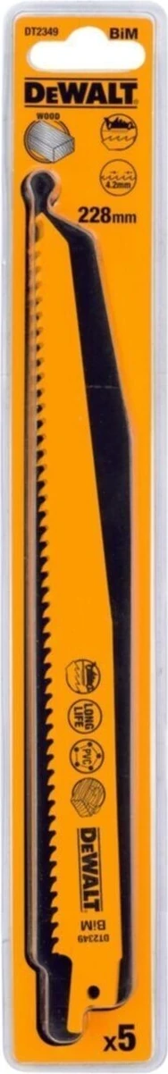 DT2349 Tilki Kuyruğu Testere Bıçağı 228 mm