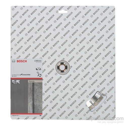 BOSCH - Standard Seri Beton İçin Elmas Kesme Diski - 350 X 20,00+25,40 X 2,8 X 10 Mm