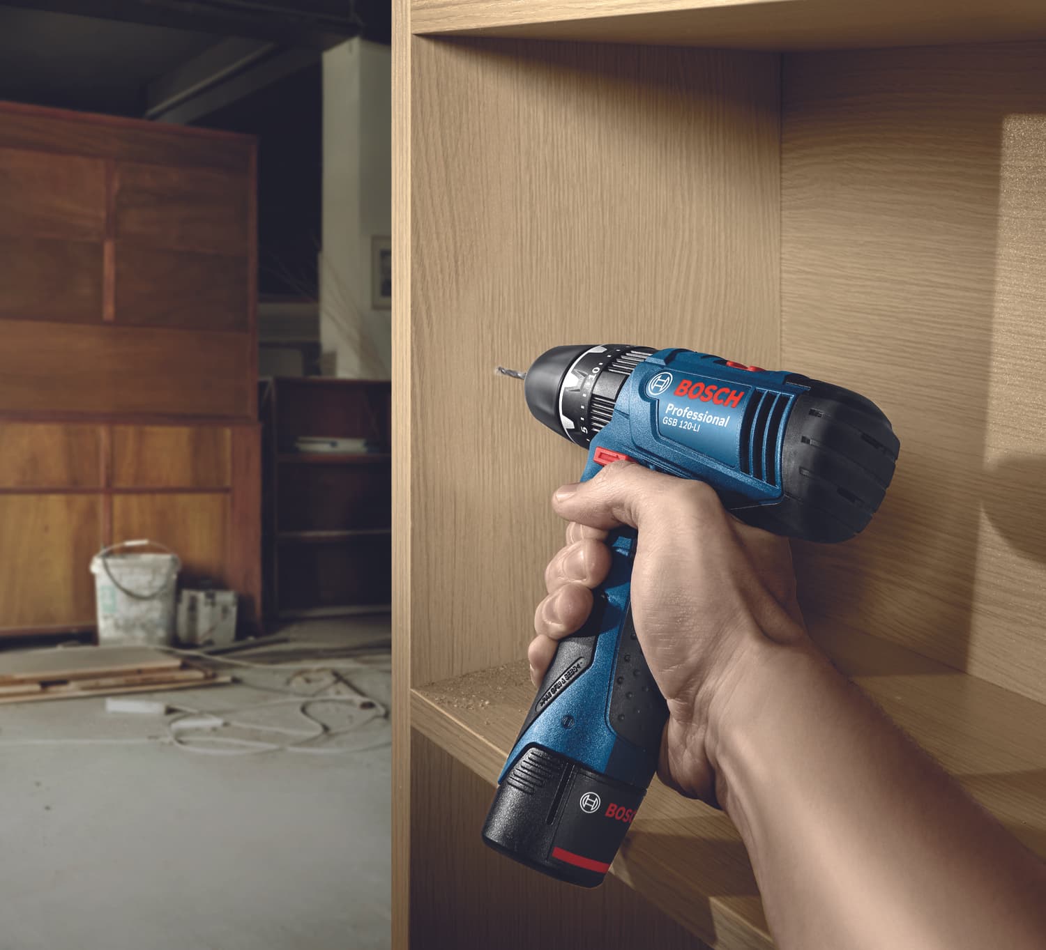 BOSCH Professional GSB 120-LI 1.5 Ah Çift Akülü Darbeli Delme / Vidalama Makinesi