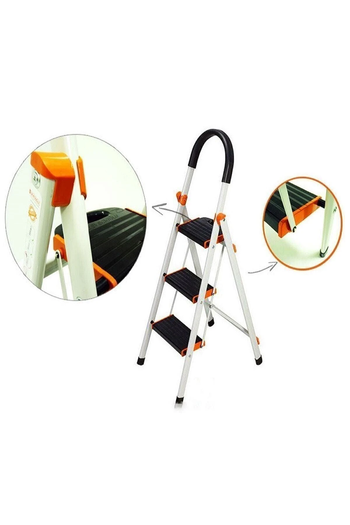 3 Basamaklı Gold Life Merdiven