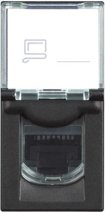 RG4279C6 Classia Data Prizi Cat6 Utp Aletsiz 1 Modül Siyah