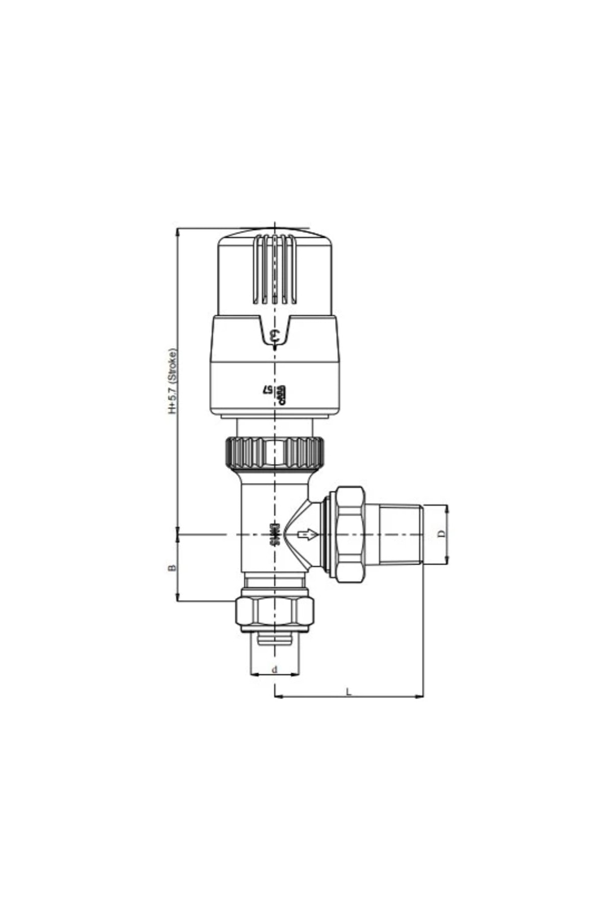 1/2 16*2 Pxb Termostatik Rady.vanası Trv4 602120780