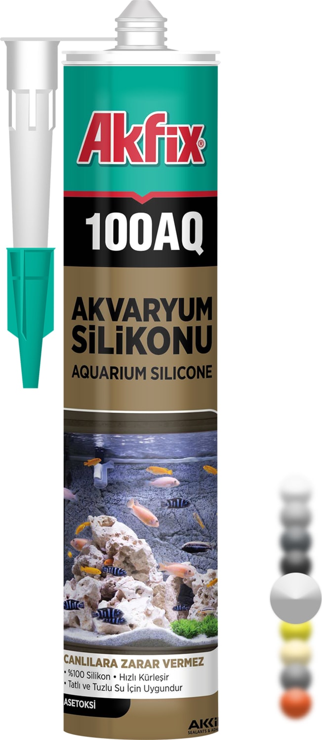 100AQ Akvaryum Silikonu 280ML Şeffaf