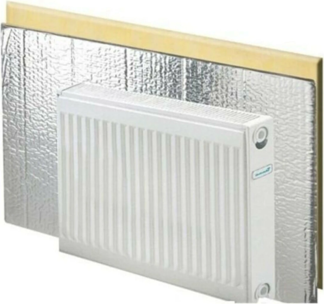 Ankaflex Radyatör Arkası Isı Yalıtım Levhası Kalorifer Petek Arkası Levha (4 Adet)