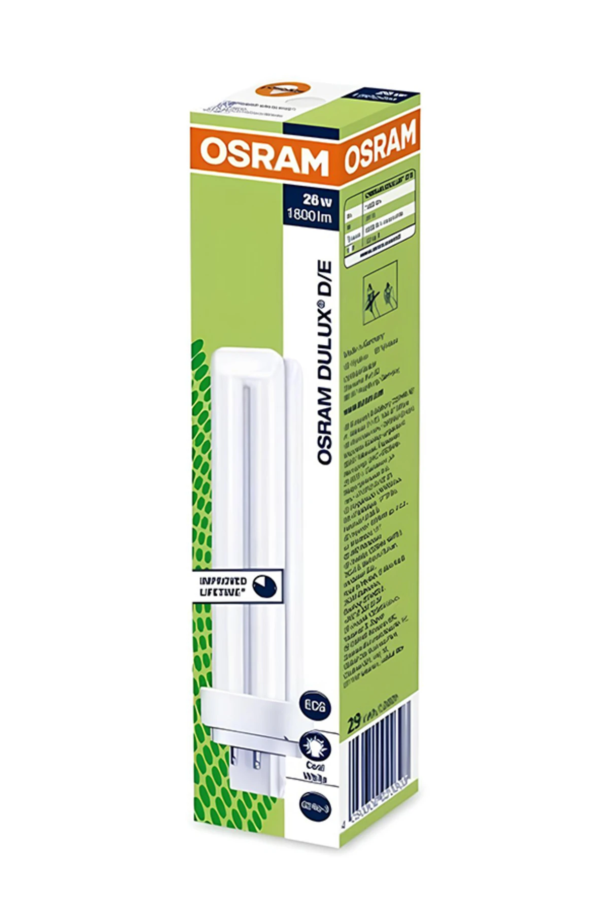 Ampul Dulux D/E 26w 830 Sarı Işık 4 Pinli