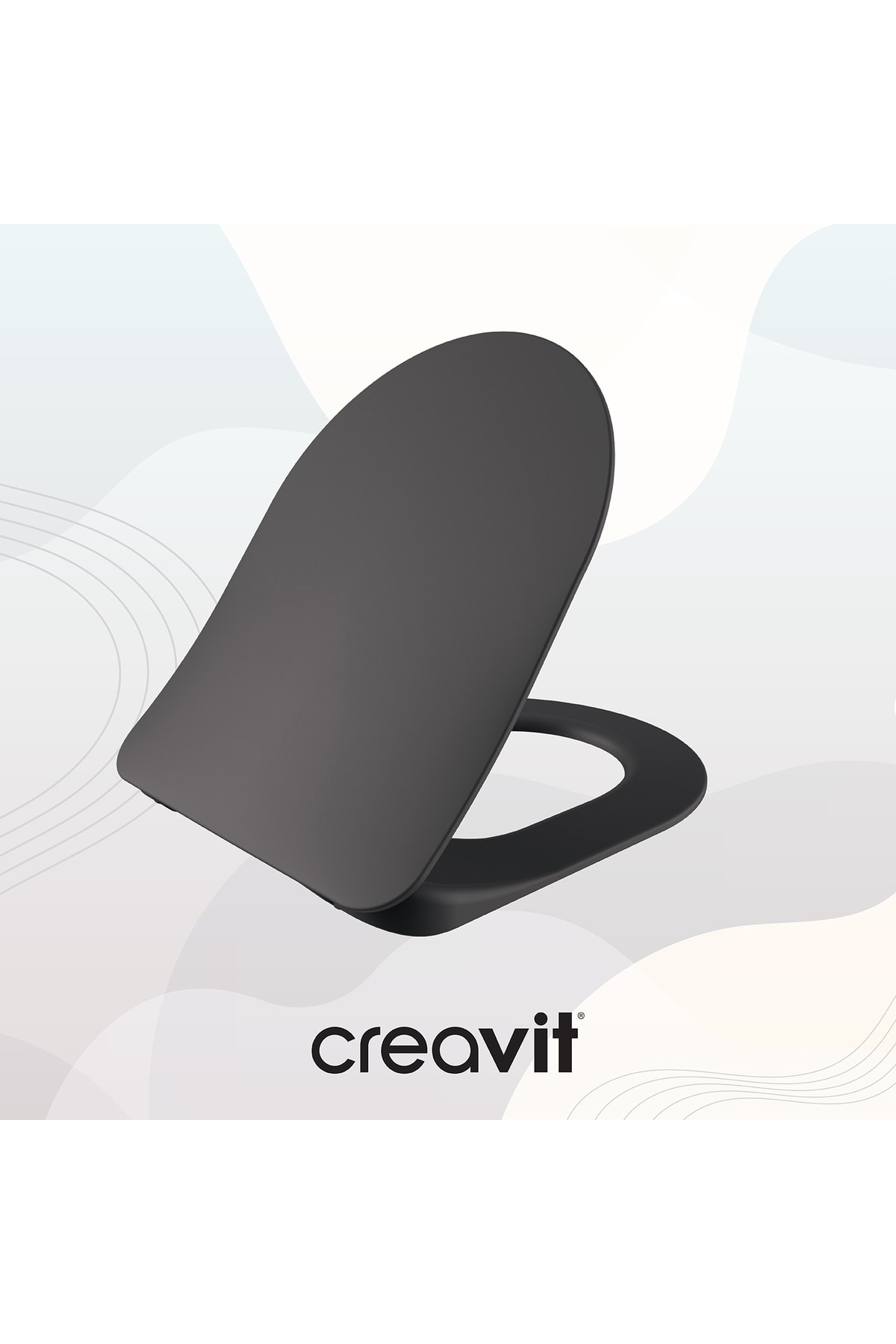 Free Rim-Off Mat Antrasit Renkli Gömme Rezervuar Takım Set