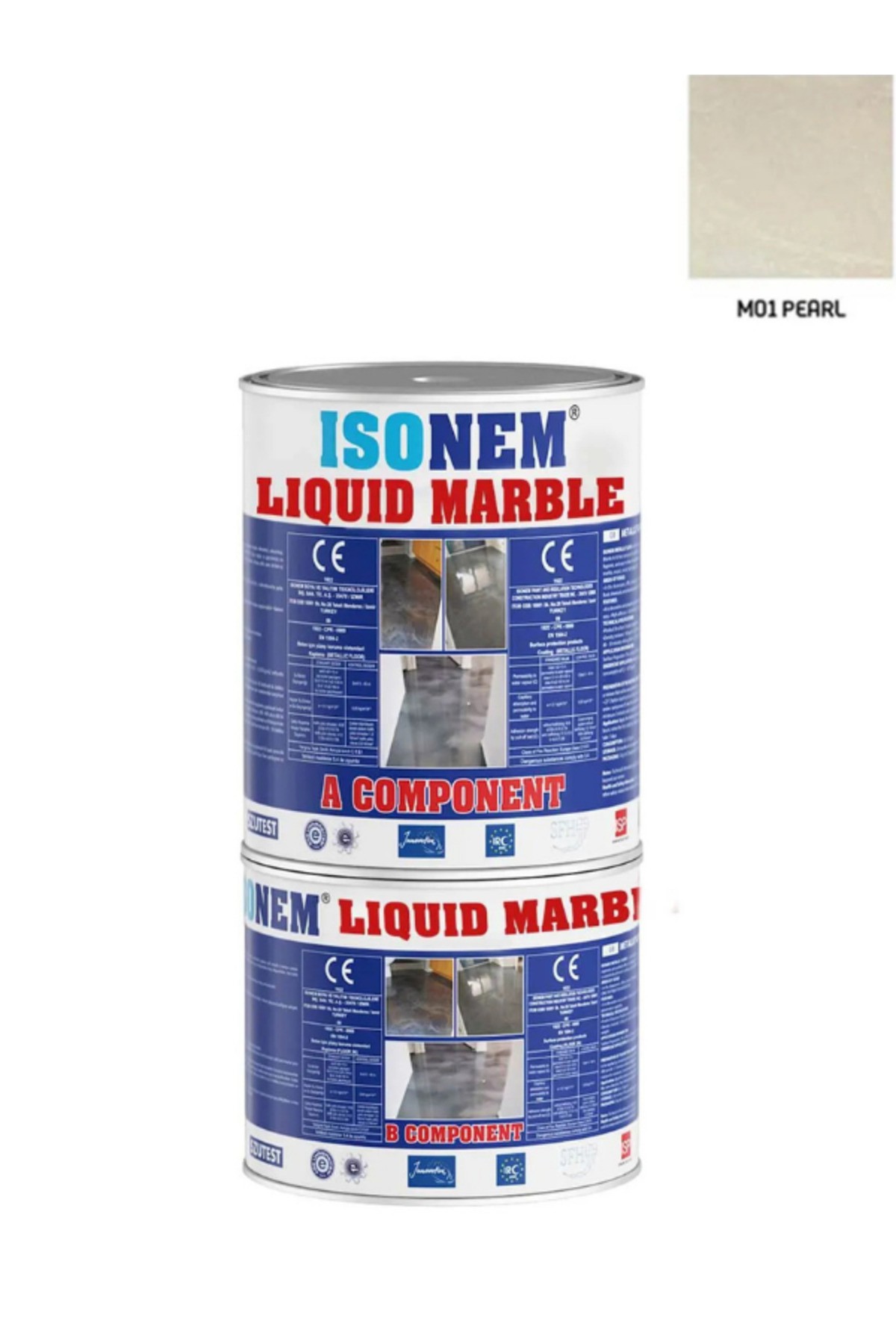 Isonem Liquid Marble Sıvı Mermer -Tezgah Ve Zemin Boyası