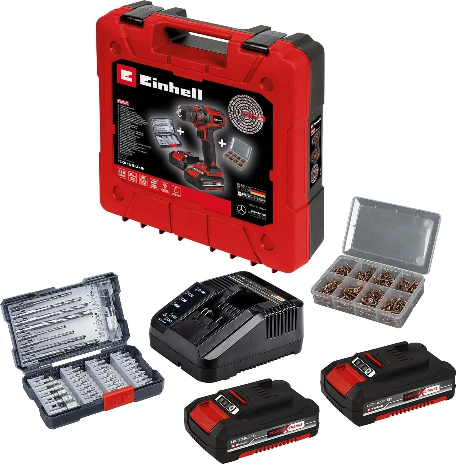 Tc CD 18/35 Li + 39 (2X2,0AH) Akülü Vidalama