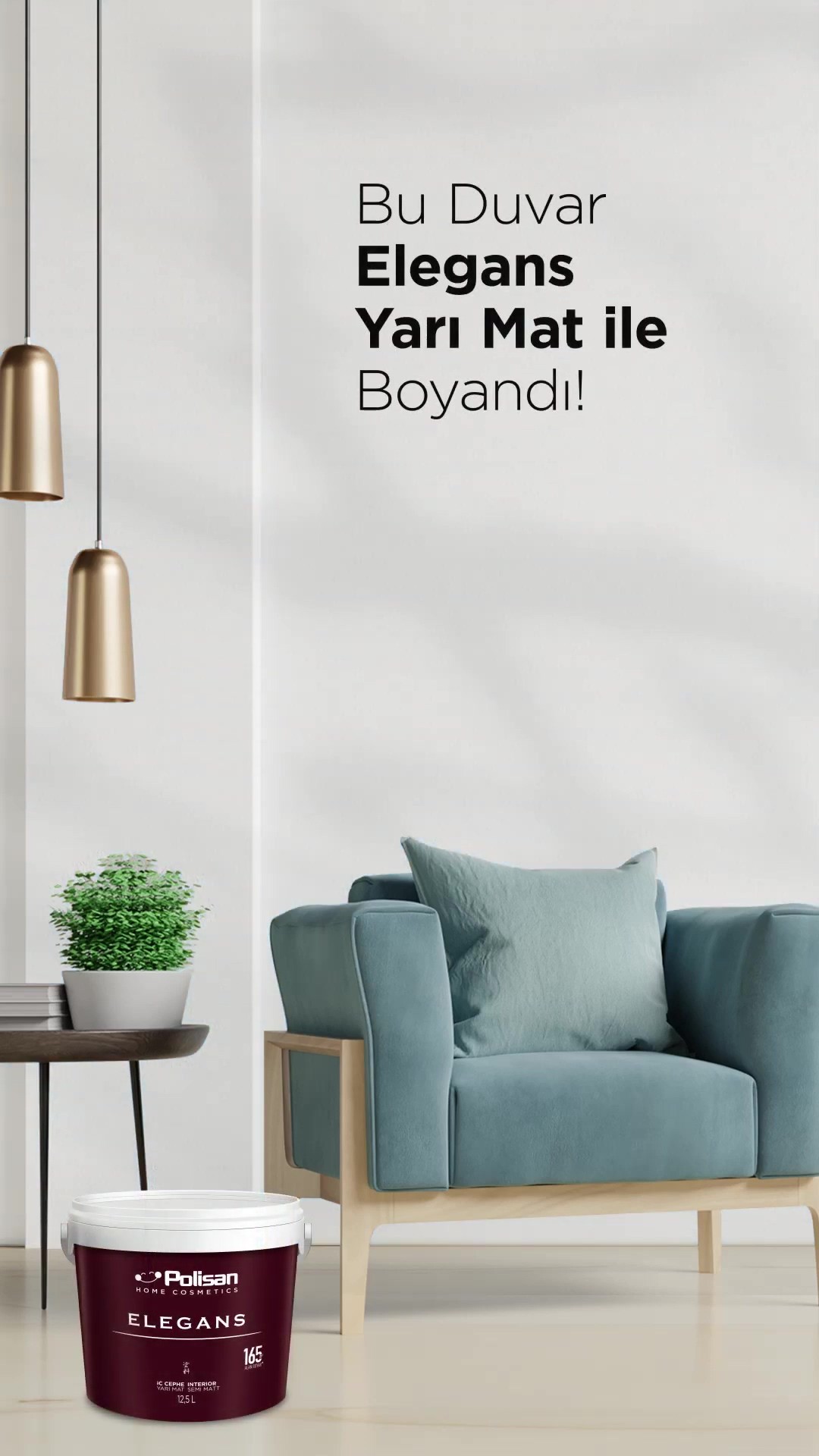 Elegans Yarımat Extra Silinebilir Antibakteriyel Iç Çephe Boyası-sınırsız Renk