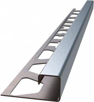 12 mm 201 Inox Siyah Oval Seramik Köşe Profili