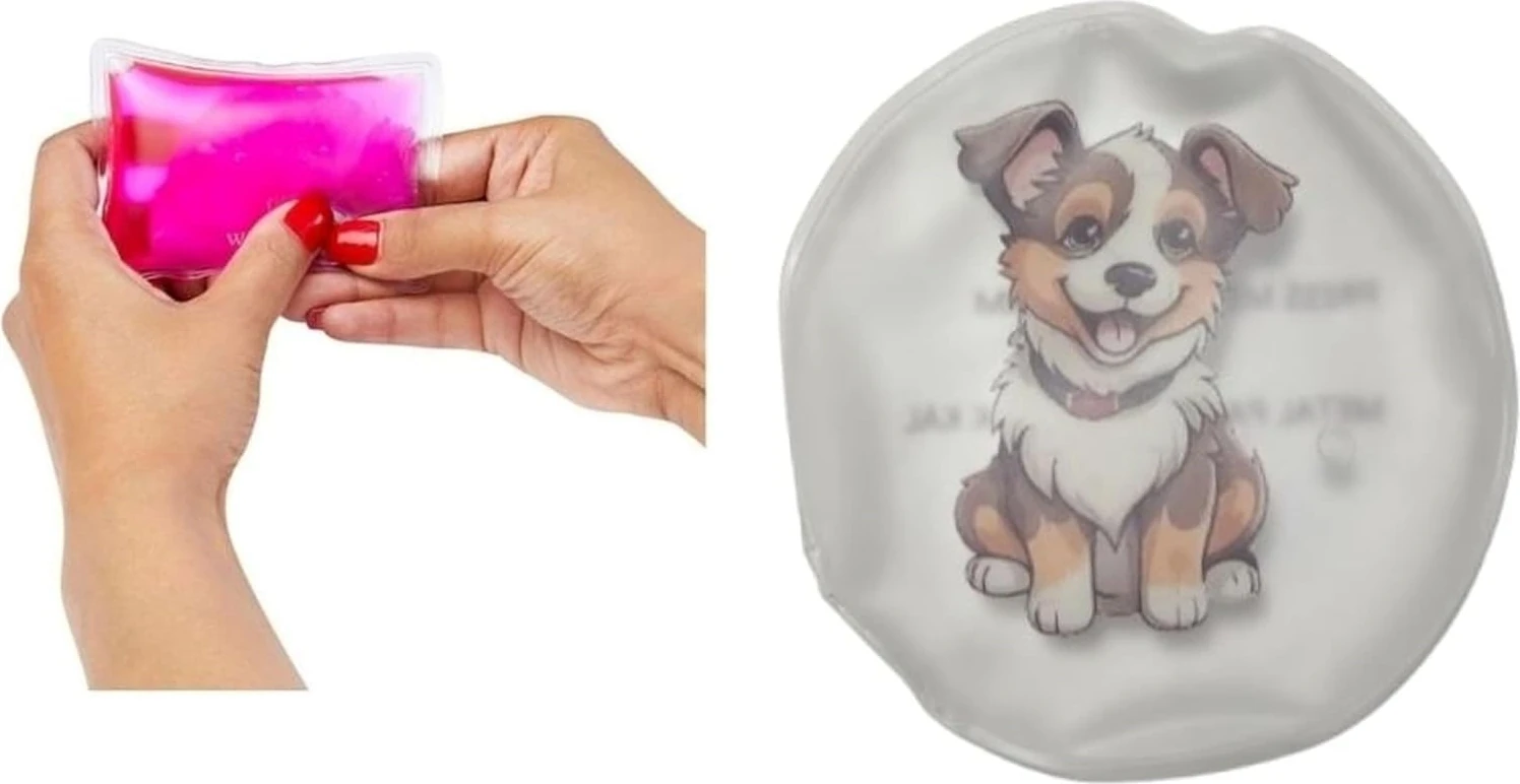 Sevimli Köpek Cep Sobası,el Isıtıcı,sıcak Su Torbası Pvc 9cm