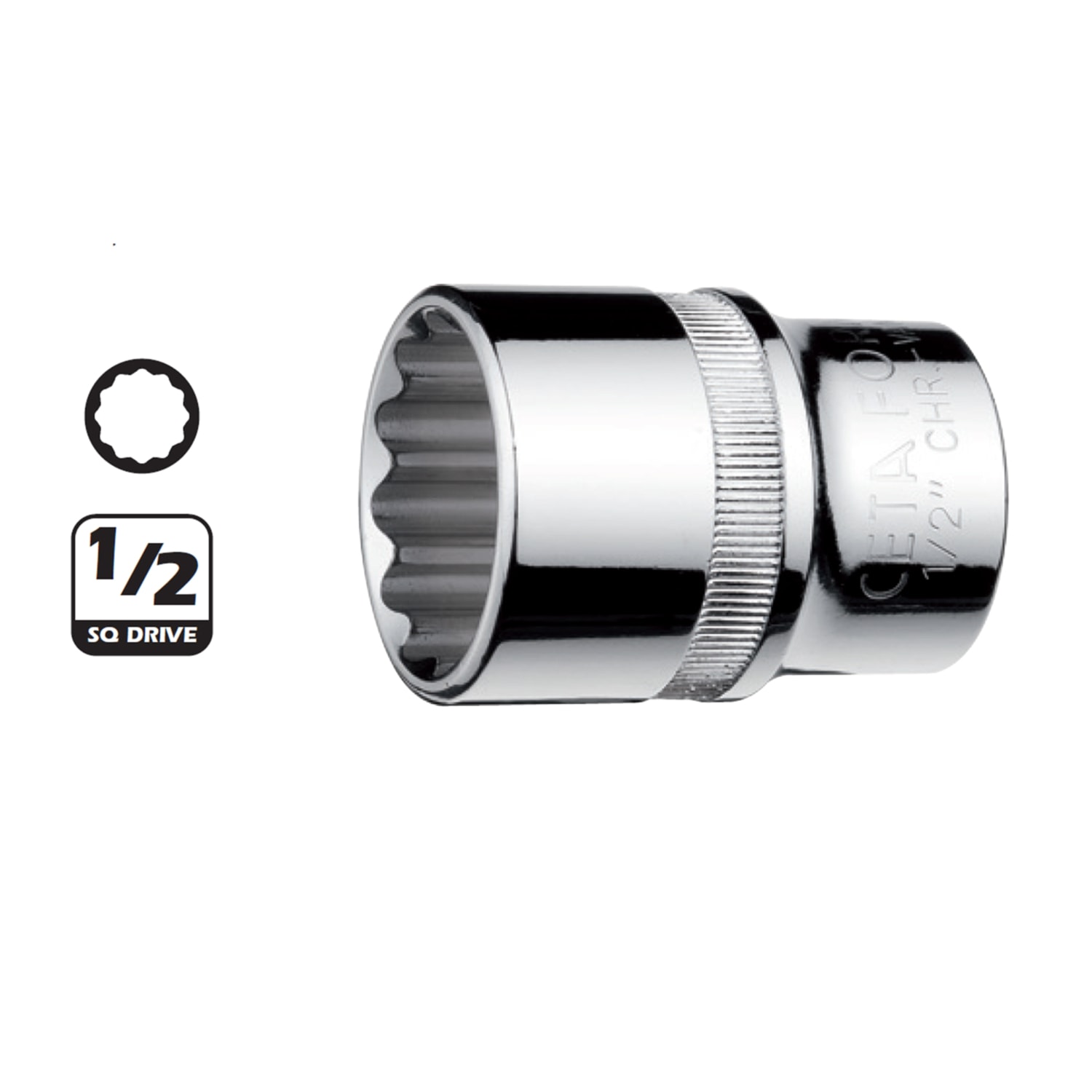 C22-B28 28 Mm 1/2” 12 Köşe (Yıldız) Lokma Anahtar