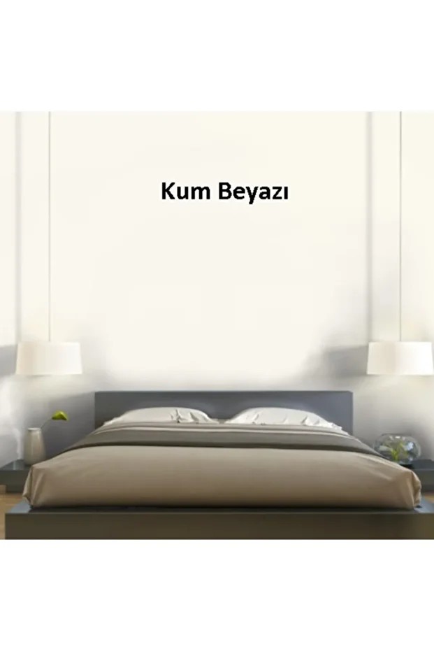 Silikonlu Mat Silinebilir Iç Cephe Boyası 2.5lt Renk: Kum Beyazı+ Kendinboya Set