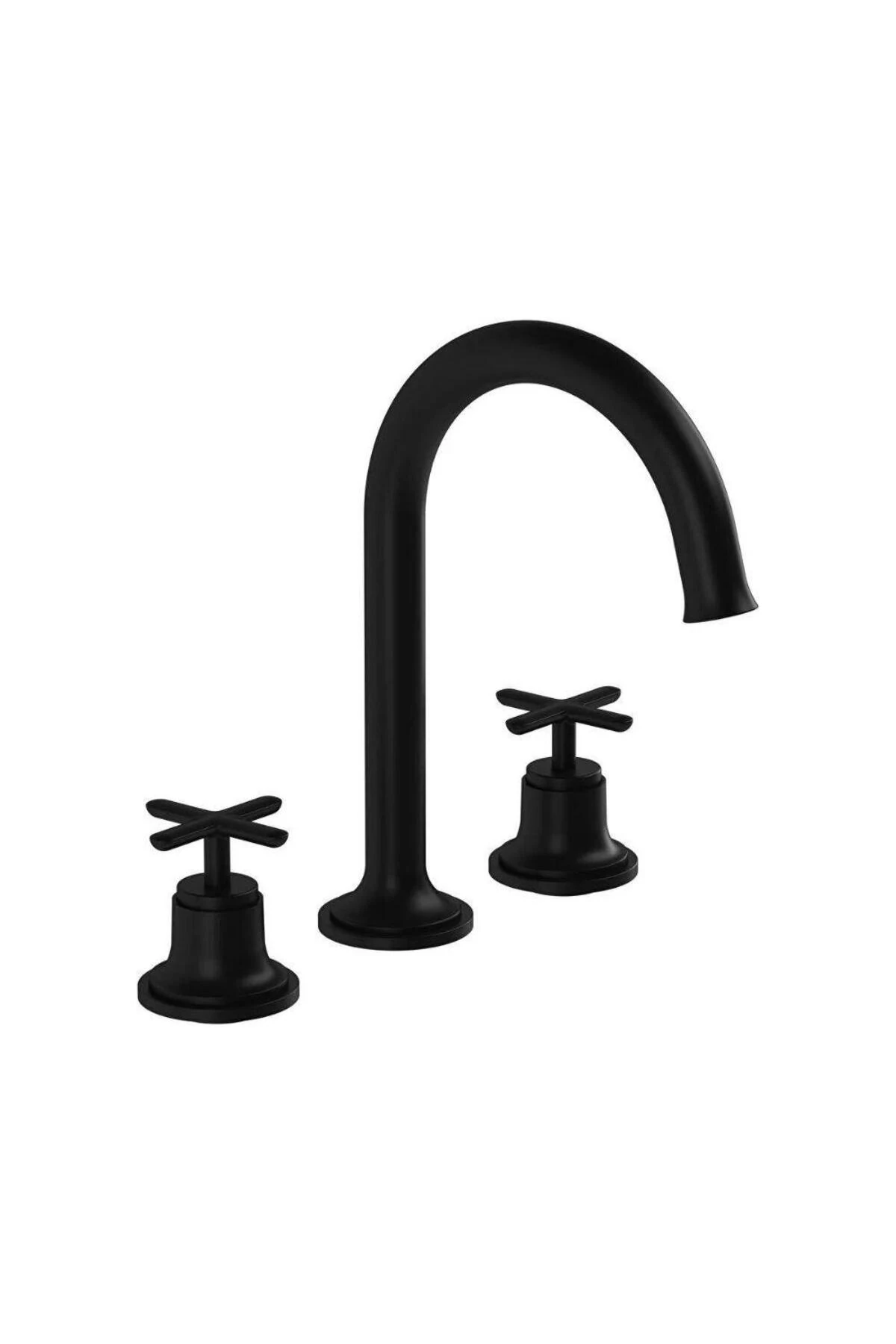 A4289136 Origin Classic (3 Delikli Lavabolar İçin) Mat Siyah Lavabo Bataryası