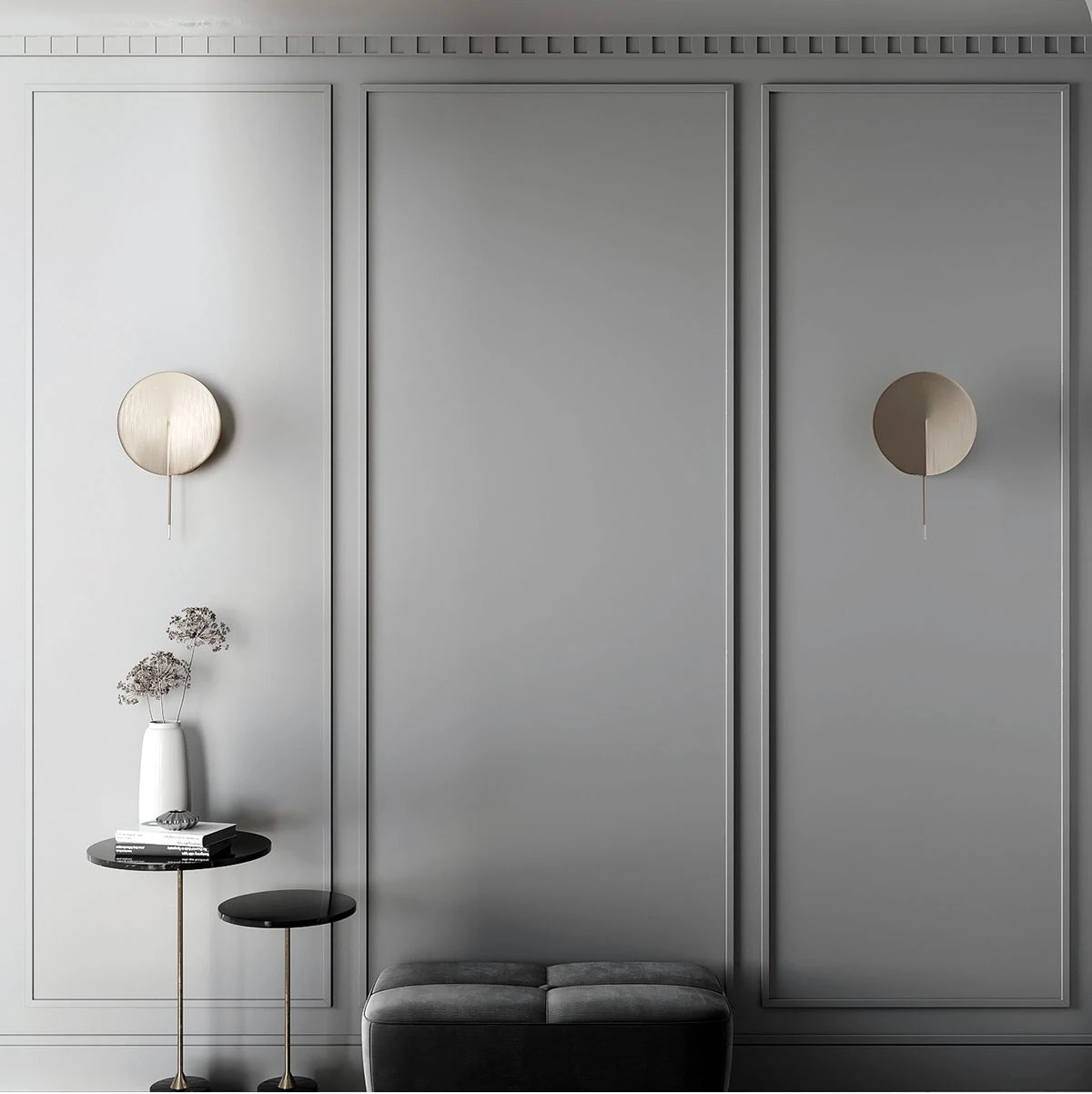 Dekoratif Boyanabilir Montaja Hazır Duvar Çıtası , Önceden Kesilmiş Astarlı Kendin Yap Kit (P49)