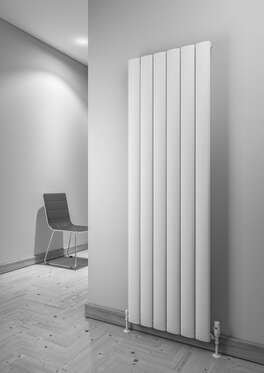 Serez Dikey Alüminyum Radyatör 660X1800 Pütürlü Beyaz (Ral 9016)