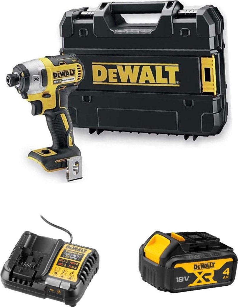 DEWALT Dcf 887NT Akülü Vidalama + Dolum Cihazı+ 1 Adet4.0 Ah Akü