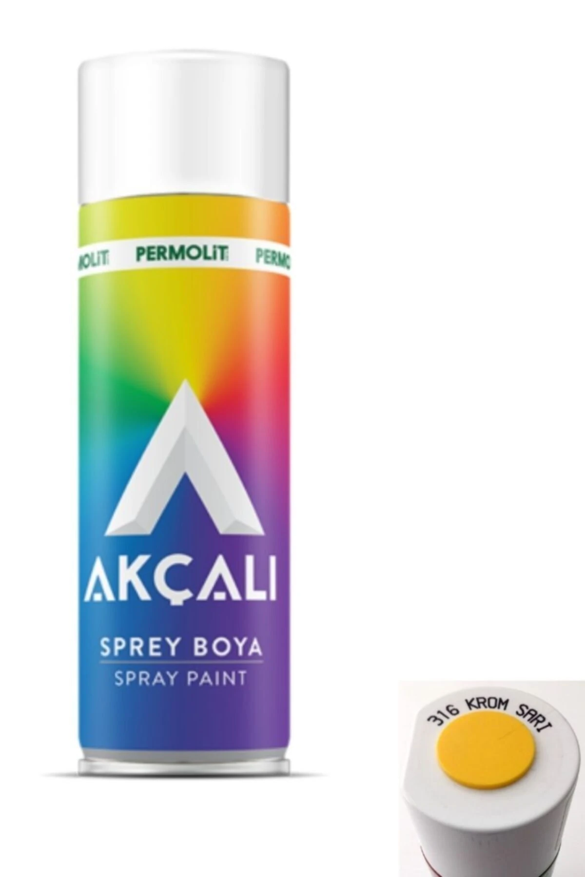 Sprey 400 ml Krom Sarı 316