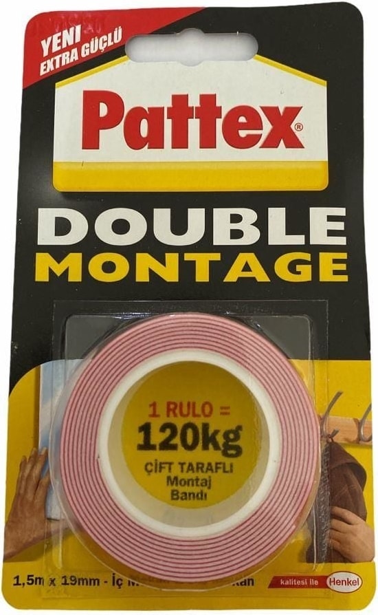 Pattex Double Montage Çift Taraflı Bant 120 kg
