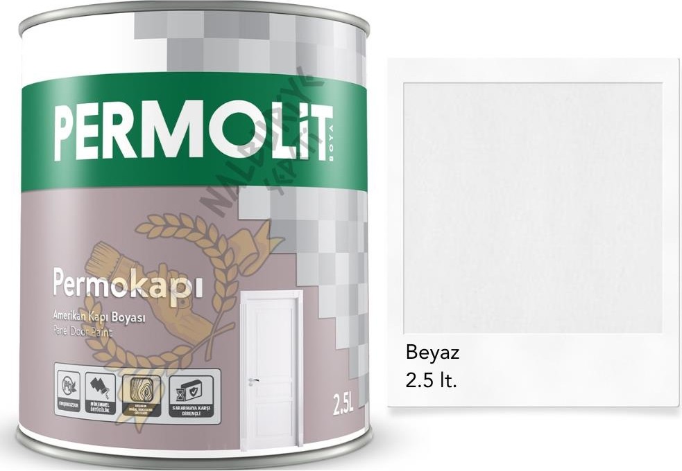 Sentetik Amerikan Panel Kapı Boyası Beyaz 2.5 Lt.