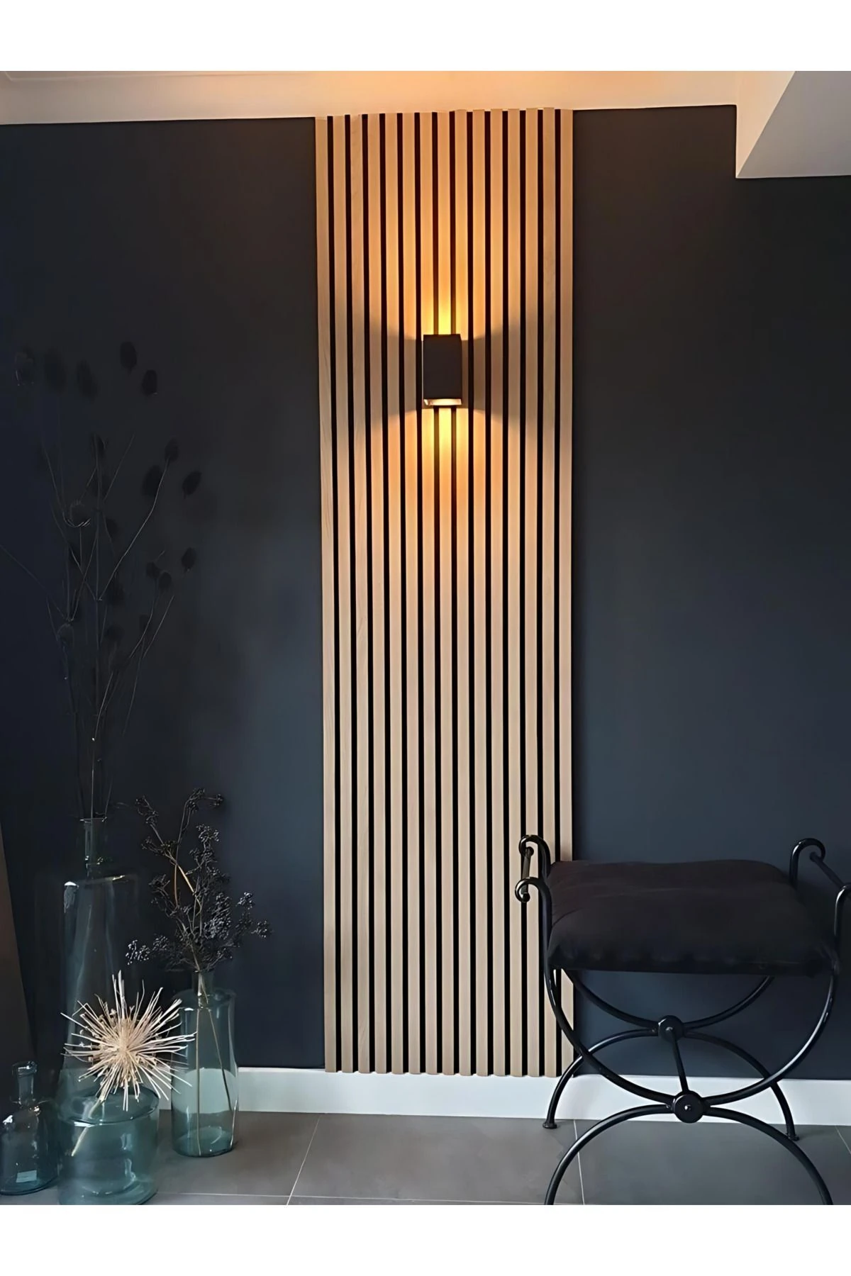 Dekoratif Meşe Rengi Panel 12 Adet 240 cm