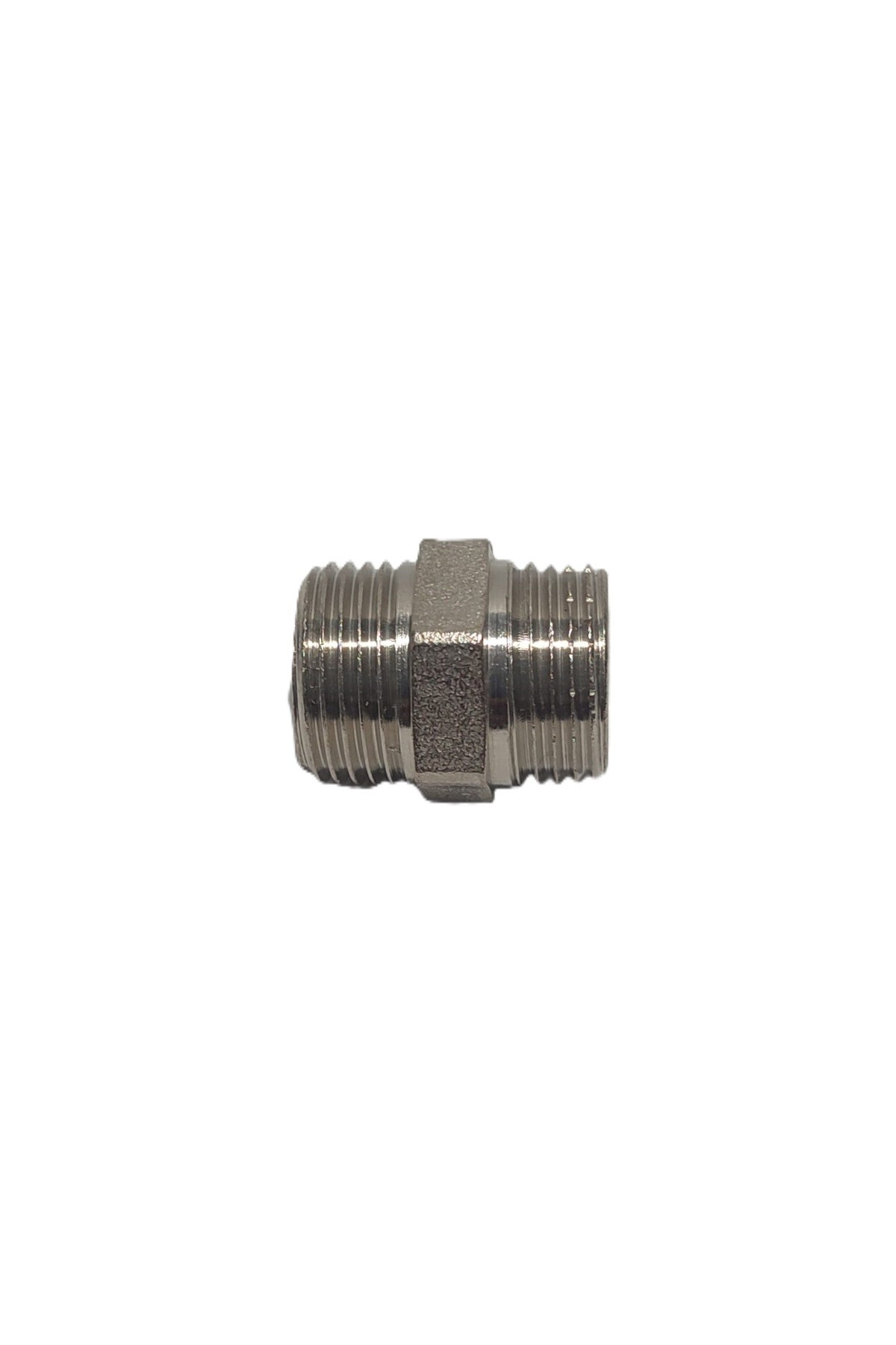 2'Li Paket 3/8" Sarı / Krom Dişli Nipel Dn10 - Chrome Nipple