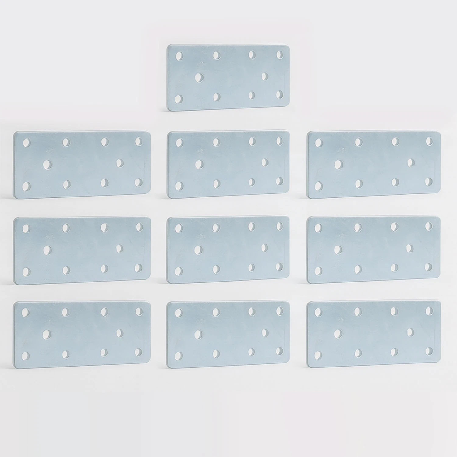 Mobilya Dolap Duvar Sabitleme 10 Adet Metal Köşebent Düz Gönye 40X100 mm Bağlantı Aparatı