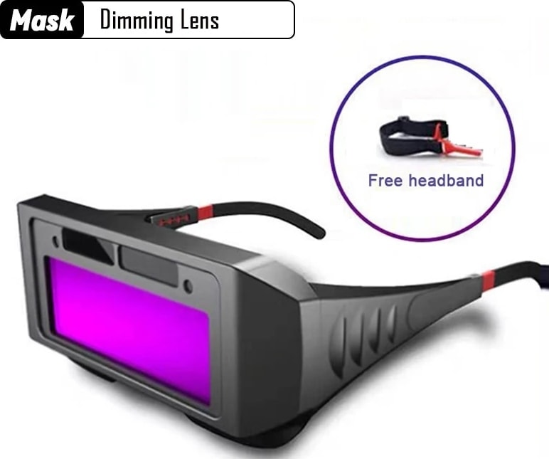 Tip2 Tarzı Kaynak Kask Kaynakçı Maskesi Bukalemun Büyük Görünüm Gerçek Renk Güneş Enerjisi Otomatik Kararan Kaynak Ark Kaynak Eziyet Kesim Için Büyük (Yurt Dışından)