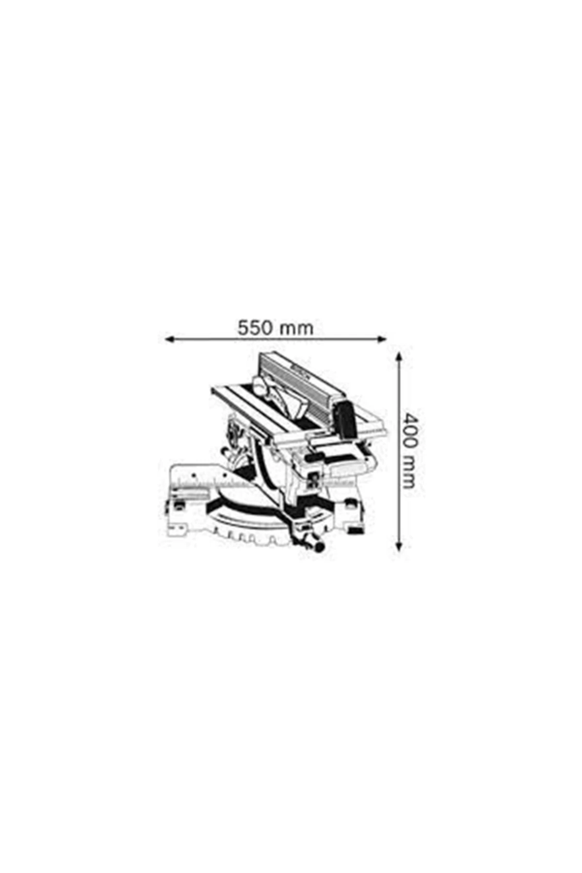 Gtm 12 Jl Professional 305'lik 1800watt Üstten Tablalı Gönye Kesme Makinesi