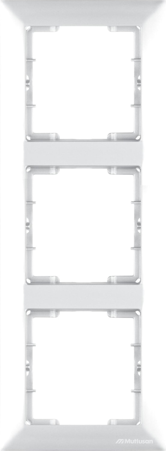 Candela Beyaz 3lü Dikey Çerçeve (5ADET)