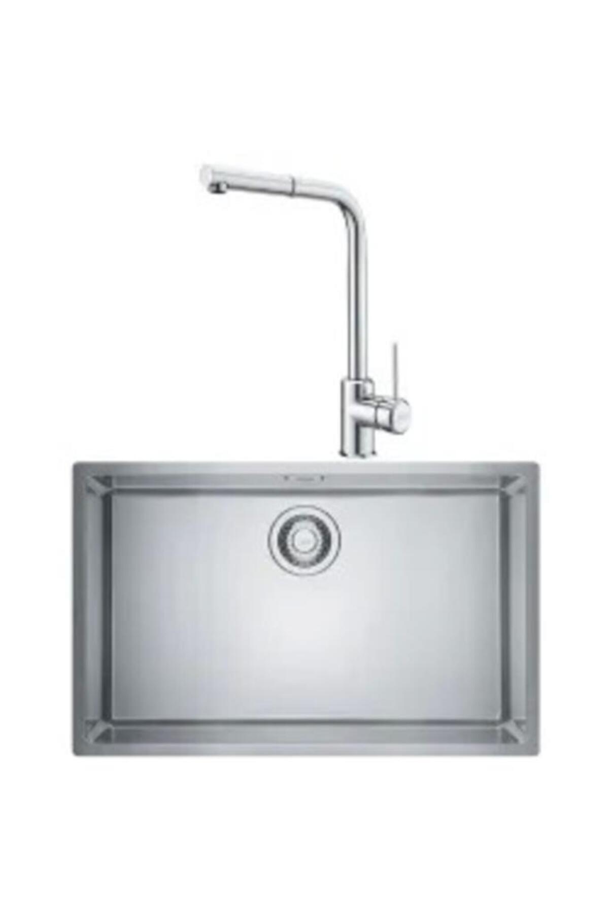 Maris Mrx 110-70 Tek Gözlü Eviye Sirius Doccia Armatür Seti (KROM)