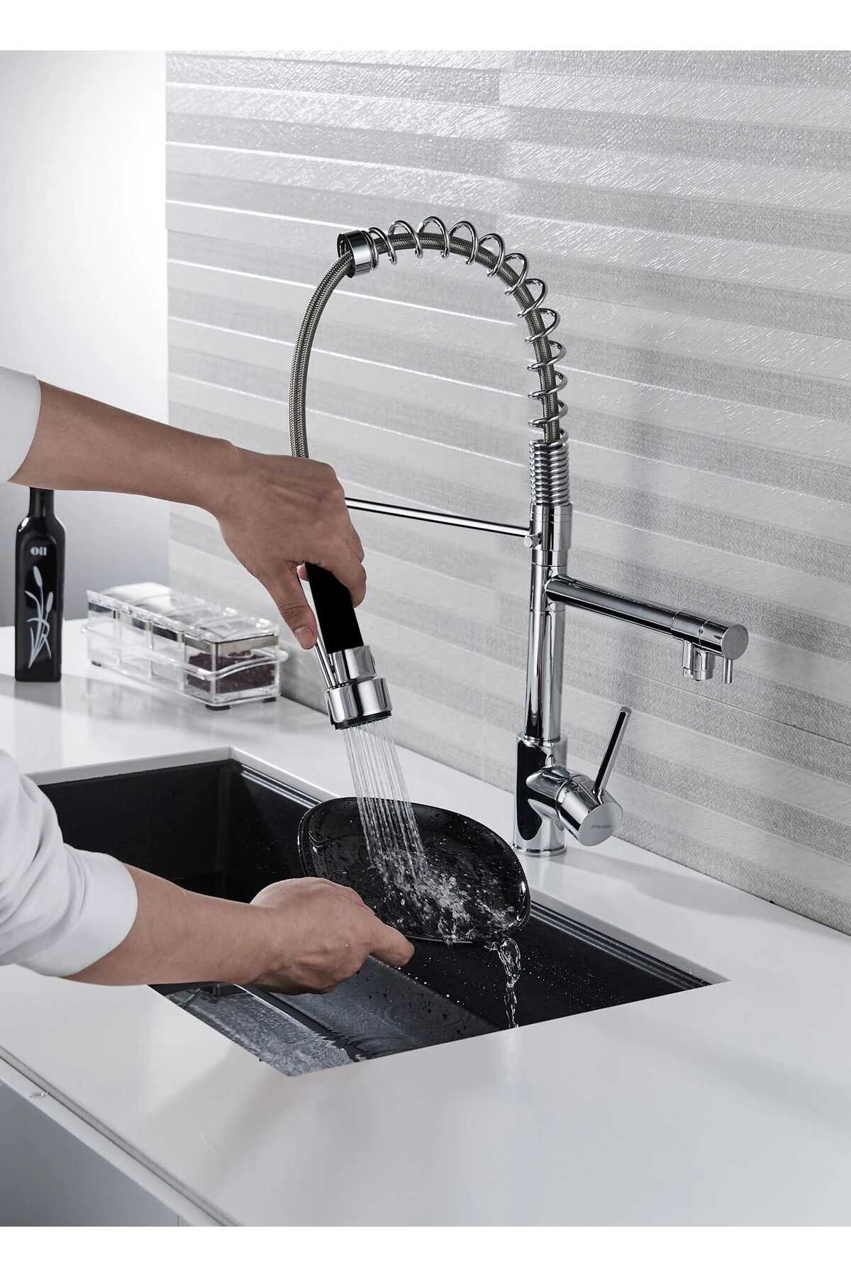 Endüstriyel Çiftli Eviye Bataryası Çift Çıkışlı KEE102