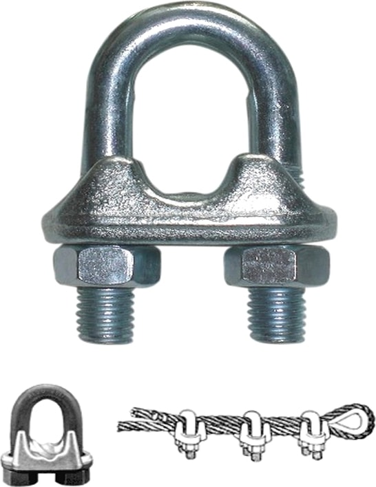 Çelik Halat Klemensi 6Mm (10 Adet)