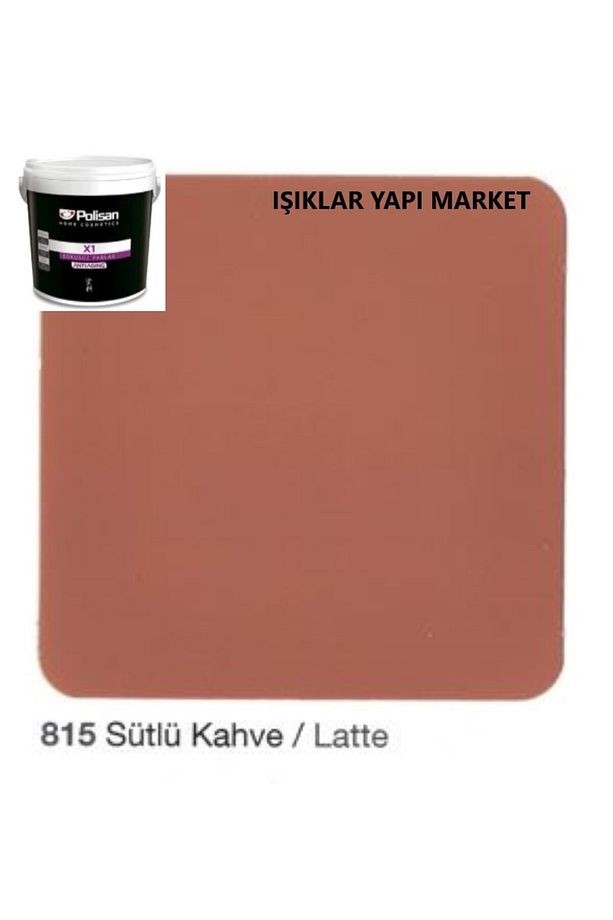 Ahşap&metal Boyası-su Bazlı-x1 Antiaging-kokusuz-parlak 2,5litre(3,20KG.)-sütlü Kahve