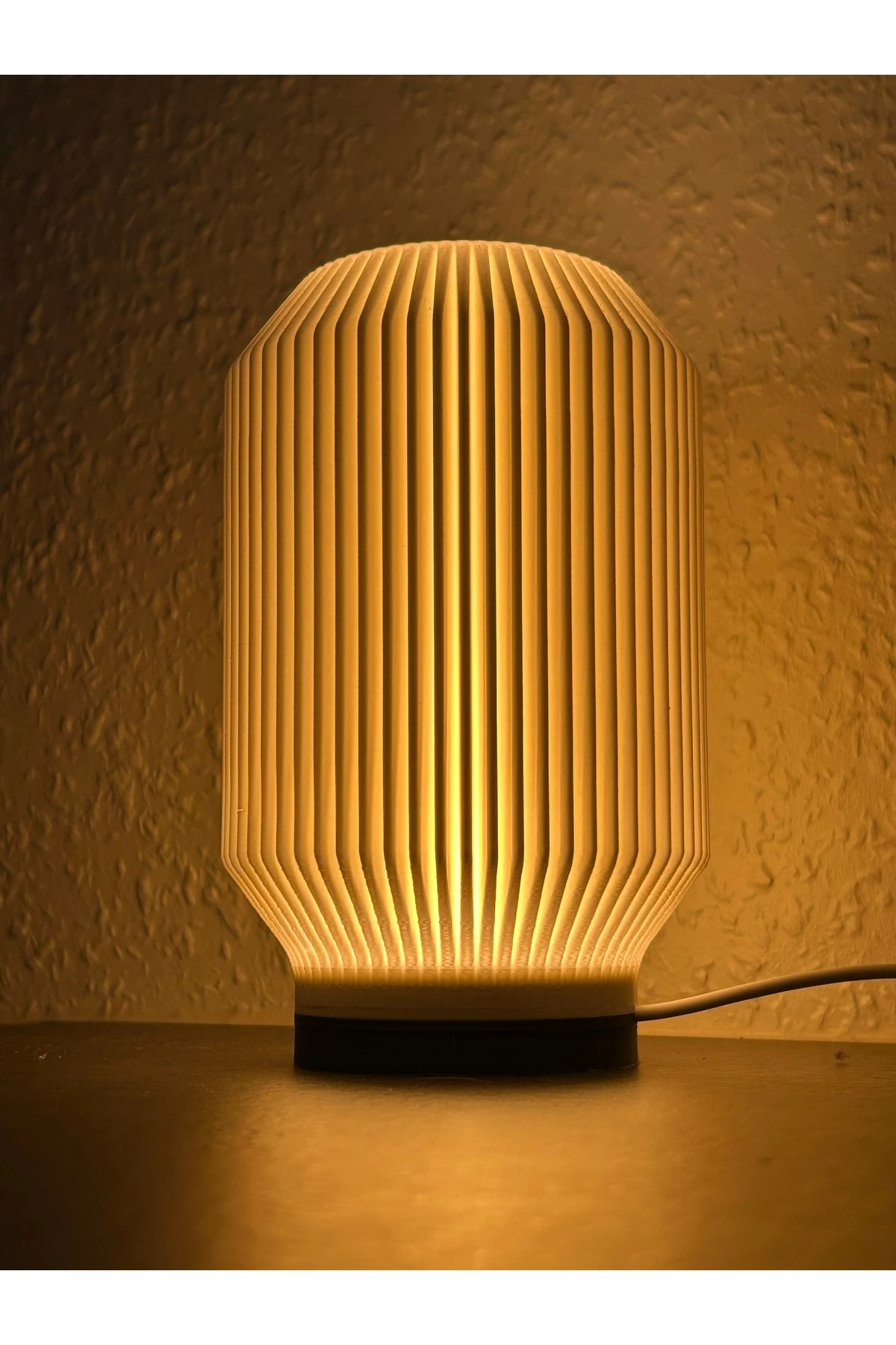 Premium 3D Baskı Masa Lambası & Abajur – Özel PLA Tasarım | Flamet LED Ampul + Anahtarlı Kablo Dahil